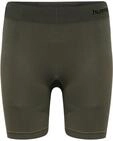 hummel Womens First Seamless Training Short Tights, Grape Leaf, XL/XXL