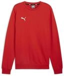 Puma Herren Teamgoal Casuals Crew Neck SWE Strickpullover, Puma Red-Puma White, M EU