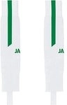 JAKO Unisex Stutzen Lazio, Wei&szlig;/Sportgr&uuml;n, L-XL
