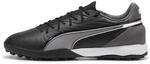 Puma Unisex Adults King Match TT Soccer Shoe, Puma Black-Puma White-COOL Dark Gray,