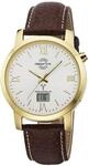 Master Time Funk Quarz Herren Uhr Analog-Digital mit Leder Armband MTGA-10298-13L