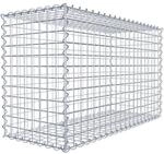GABIONA - Gabione 100 x 60 x 40 cm - Verzinkter Gabionenkorb f&uuml;r Steine ab 32...