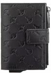 Joop! - Kreditkartenhalter mit M&uuml;nzfach, mit Cornflower-Print, Schwarz, Ma&szlig;e...