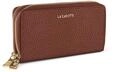 Lazarotti Bologna XL Leder Geldb&ouml;rse Damen | 2 gro&szlig;e Rei&szlig;verschlussf&auml;cher, 20