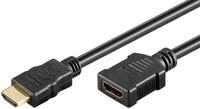 goobay HDMI High Speed Verl&auml;ngerungskabel mit Ethernet (4K@60Hz) / HDMI...