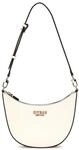 GUESS Damen Fedana Mini Top Zip Shoulder Bag Umh&auml;ngetasche, Cremewei&szlig;