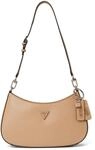 GUESS Noelle Top Zip Shoulder Bag Beige