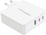 LC-Power USB-Ladeger&auml;t 110-240V f&uuml;r USB-C-/USB-A-Ger&auml;te 100W