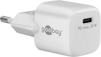 goobay 65404 USB-C PD (Power Delivery) Nano Schnellladeger&auml;t 20W,