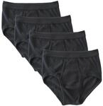 HERMKO 3240 4er Pack Herren Slip mit Eingriff und Weichbund ('Classic Art' - Weitere