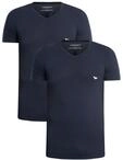Emporio Armani T-Shirt Kurzarmshirt 2 Pack blau L L