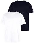 Champion Herren Legacy - Icons 2-Pack Crewneck T-Shirt, Wei&szlig; (WW001), XL, Wei&szlig;
