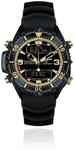 CHRIS BENZ Depthmeter Digital 200M Gold Edition Uhr PVD Gold, Tintenfischschwarz