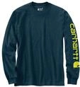 Carhartt Relaxed Fit Schweres Langarm-T-Shirt mit Grafik und Logo-&Auml;rmeln f&uuml;r