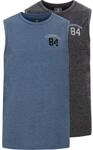 Jan Vanderstorm Herren Doppelpack Tanktop Poro Muskelshirt | Sportshirt mit