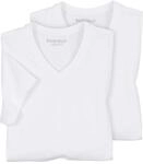 Redfield 2er-Pack T-Shirts &Uuml;bergr&ouml;&szlig;e wei&szlig; V-Neck