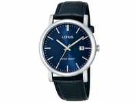Lorus Klassik Herren-Uhr mit Palladiumauflage und Lederband RG841CX9