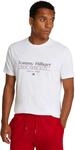 Tommy Hilfiger Herren T-Shirt Kurzarm Center Stack Tee mit Rundhalsausschnitt,...