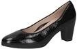 CAPRICE Damen Pumps aus Leder Elegant, Schwarz (Black Naplak), 37 EU