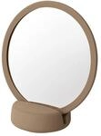 blomus Kosmetikspiegel Sono | Tan | 19L x 17B x 9H cm | Tischspiegel Braun 