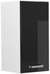 Vicco H&auml;ngeschrank R-Line, Schwarz Hochglanz, 30 cm, zur freien Kombination
