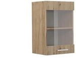 Vicco K&uuml;chenglasschrank R-Line, Artisan-Eiche, 40 cm, zur freien Kombination