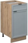 Vicco K&uuml;chenunterschrank Fame-Line, Hellblau-grau, 40 cm ohne Arbeitsplatte,...