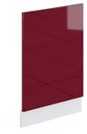 Vicco Frontblende R-Line, Rot Hochglanz, 45 cm