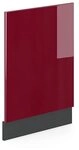 Vicco Frontblende R-Line, Rot, 45 cm ohne Arbeitsplatte, zur freien Kombination