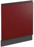 Vicco Frontblende R-Line, Rot, 59.6 cm J-Shape, ohne Arbeitsplatte, zur freien