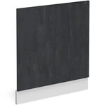 Vicco Frontblende R-Line, Schwarz Beton, 60 cm ohne Arbeitsplatte, zur freien