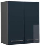 Vicco H&auml;ngeschrank Fame-Line, Dunkelblau Hochglanz, 60 cm, zur Kombination mit