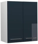 Vicco H&auml;ngeschrank Fame-Line, Dunkelblau Hochglanz, 60 cm, zur Kombination mit