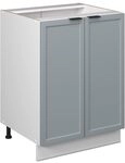 Vicco K&uuml;chenunterschrank Fame-Line, Hellblau-grau, 60 cm ohne Arbeitsplatte,...
