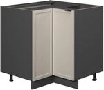 Vicco Eckunterschrank Fame-Line, GrauBeige, 80.5 cm