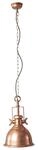 Riess Ambiente Design H&auml;ngelampe INDUSTRIAL 45cm kupfer geflammt Industrial...