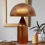 bamyum Lipeo Tischlampe Retro, Pilz Lampe Klein Kupferfarbe, Pilzleuchte,...