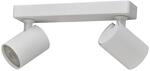 Oktaplex Bora Deckenstrahler 2-flammig GU10 LED Spotbalken 25 cm 230V...