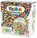 Playmais WINDOW Tiere Fensterbilder-Set f&uuml;r Kinder ab 3 Jahren I Motorik-Spielzeug
