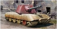 1/35 E100, Krupp-Turm, Einheitsgr&ouml;&szlig;e, Farbig