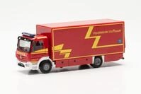 Herpa LKW Modell Mercedes-Benz Atego '13 Koffer-LKW Branddirektion Stuttgart,