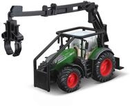 Bburago Traktor Fendt 1050 Vario mit Holzgreifer: Spielzeugtraktor mit