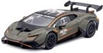 Bburago &ndash; Lamborghini Hurac&aacute;n Super Trofeo EV02 mit Vitrine im Ma&szlig;stab 1:43,