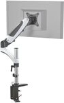 hjh OFFICE Monitorhalterung 1-Arm 15 &ndash; 27 Zoll VM-MG1 Alu Wei&szlig;/Schwarz...