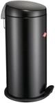 WESCO klassischer Tretabfallsammler CAPBOY MAXI in der Farbe mattschwarz,