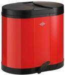 WESCO &Ouml;kosammler 170 in der Farbe rot, pulverbeschichtetes Stahlblech, zwei