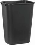 Rubbermaid Commercial Products Abfalleimer aus Kunststoff 39 L Schwarz &ndash; F&uuml;r B&uuml;ro