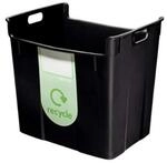 Leitz Wertstoffsammelbeh&auml;lter 40 Liter, Schwarz, 52090095