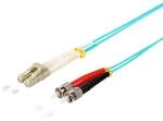 S/CONN maximum connectivity Duplex Patchkabel Lc/st 50/125&micro; OM3 aqua 10m, OM3