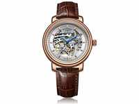Rotary Herren Automatik Uhr Mit Leder Armband GS90505/06